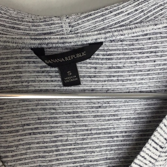 Banana Republic > Striped Hooded Sweatshirt Small - Picture 6 of 9